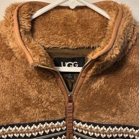 UGG Women's  Marlene Sherpa Full Zip Jacket - Picture 2 of 9